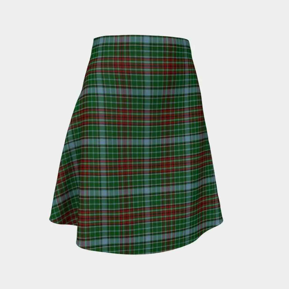 Gayre Tartan Flared Skirt