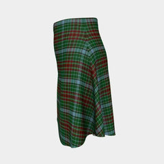 Gayre Tartan Flared Skirt