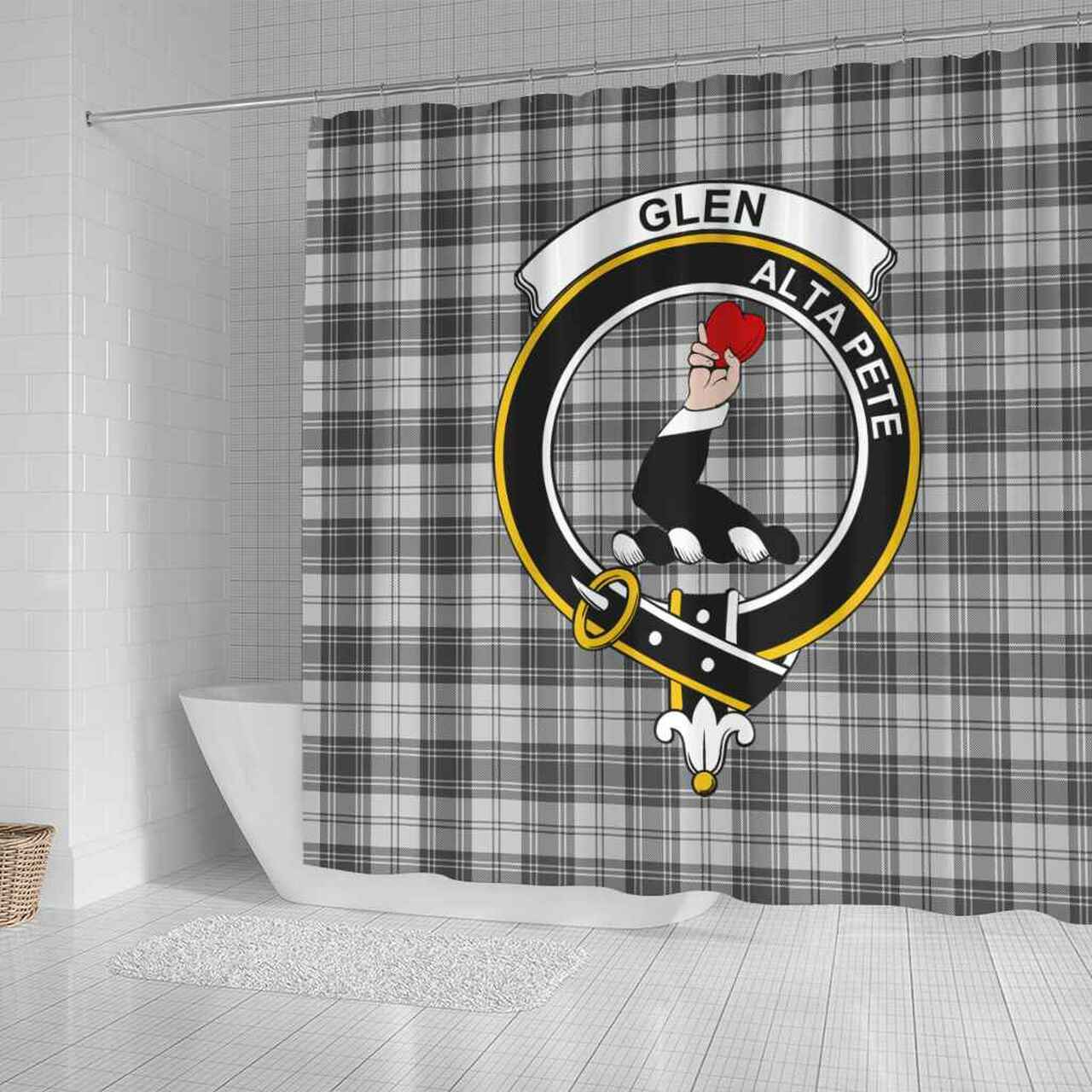 Glen Tartan Crest Shower Curtain