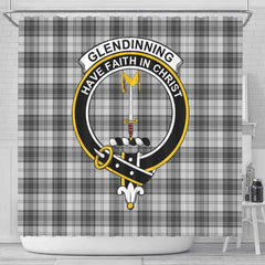 Glendinning Tartan Crest Shower Curtain