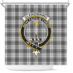 Glendinning Tartan Crest Shower Curtain