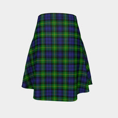 Gordon Modern Tartan Flared Skirt