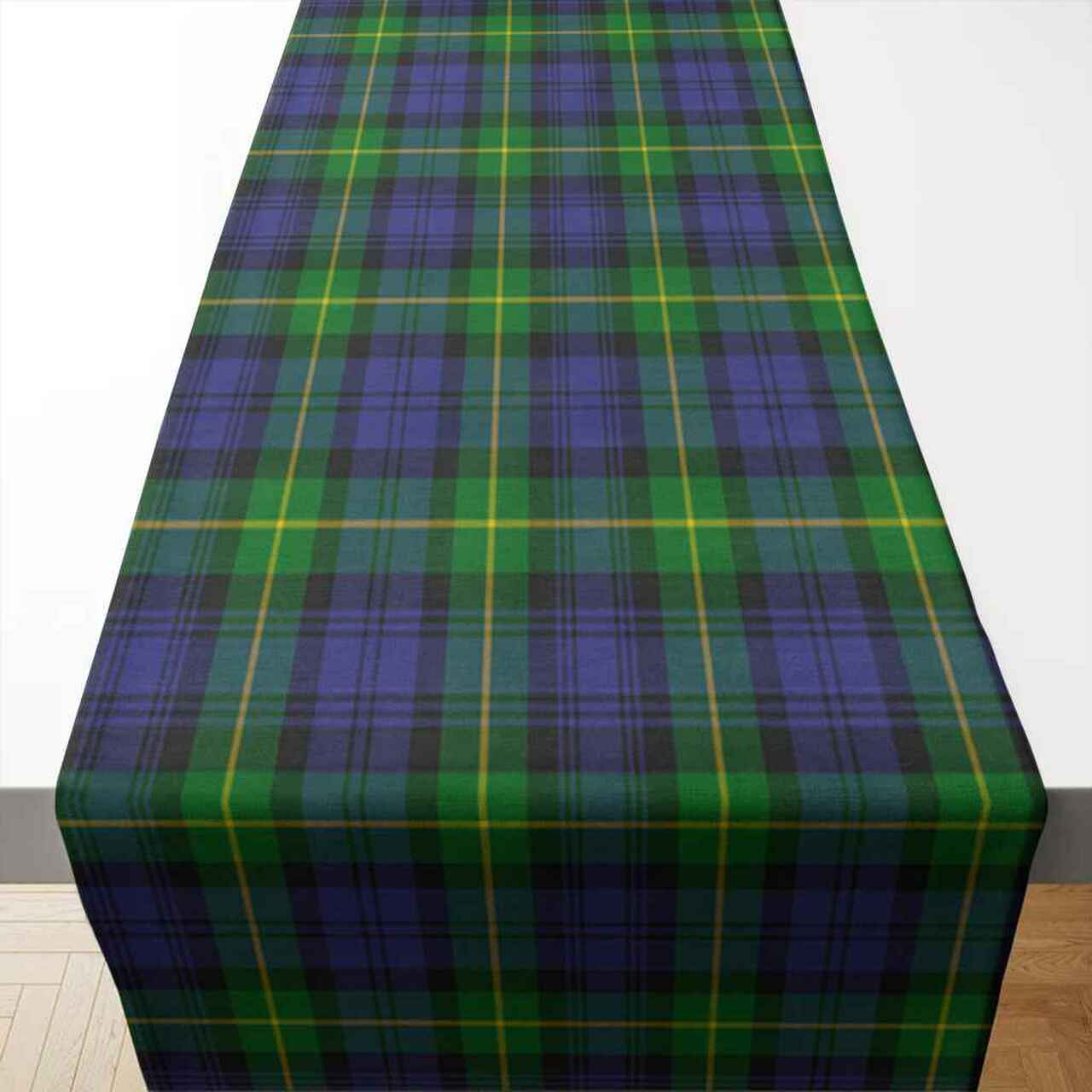 Gordon Modern Tartan Table Runner - Cotton table runner