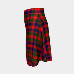 Gow Modern Tartan Flared Skirt