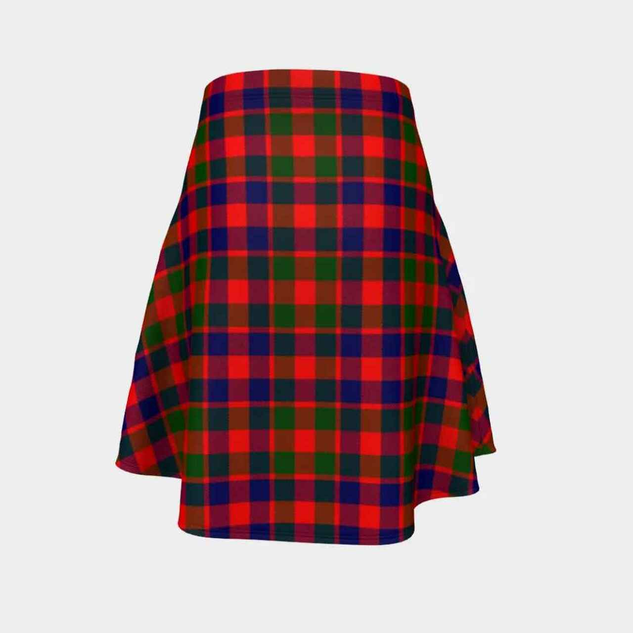 Gow Modern Tartan Flared Skirt