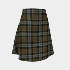 Graham of Menteith Weathered Tartan Flared Skirt