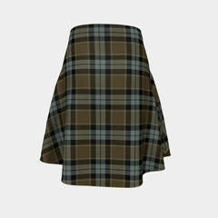 Graham of Menteith Weathered Tartan Flared Skirt