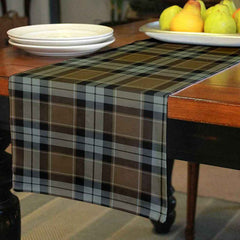 Graham of Menteith Weathered Tartan Table Runner - Cotton table runner