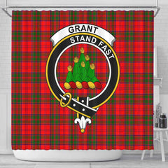 Grant Tartan Crest Shower Curtain