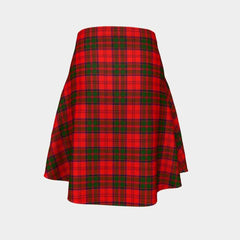 Grant Modern Tartan Flared Skirt