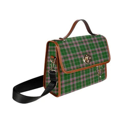 Gray Tartan Canvas Bag