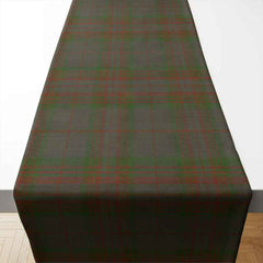 Gray Tartan Table Runner - Cotton table runner