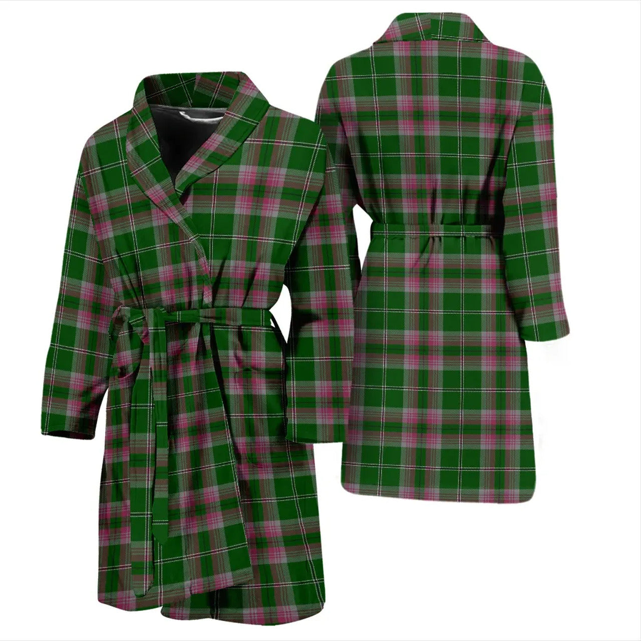 Gray Hunting Tartan Bathrobe