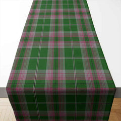 Gray Hunting Tartan Table Runner - Cotton table runner