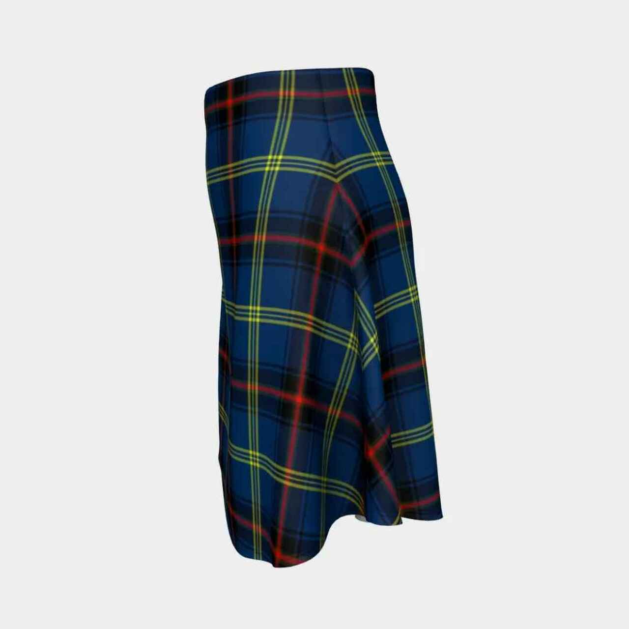 Grewar Tartan Flared Skirt