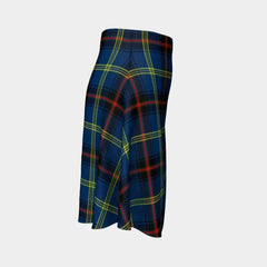 Grewar Tartan Flared Skirt