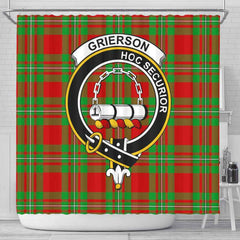 Grierson Tartan Crest Shower Curtain