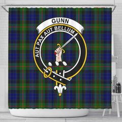 Gunn Tartan Crest Shower Curtain