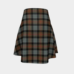 Gunn Weathered Tartan Flared Skirt