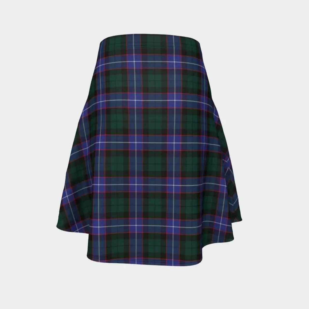 Guthrie Modern Tartan Flared Skirt