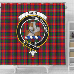 Haig Tartan Crest Shower Curtain