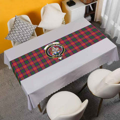 Haig Tartan Crest Table Runner - Cotton table runner