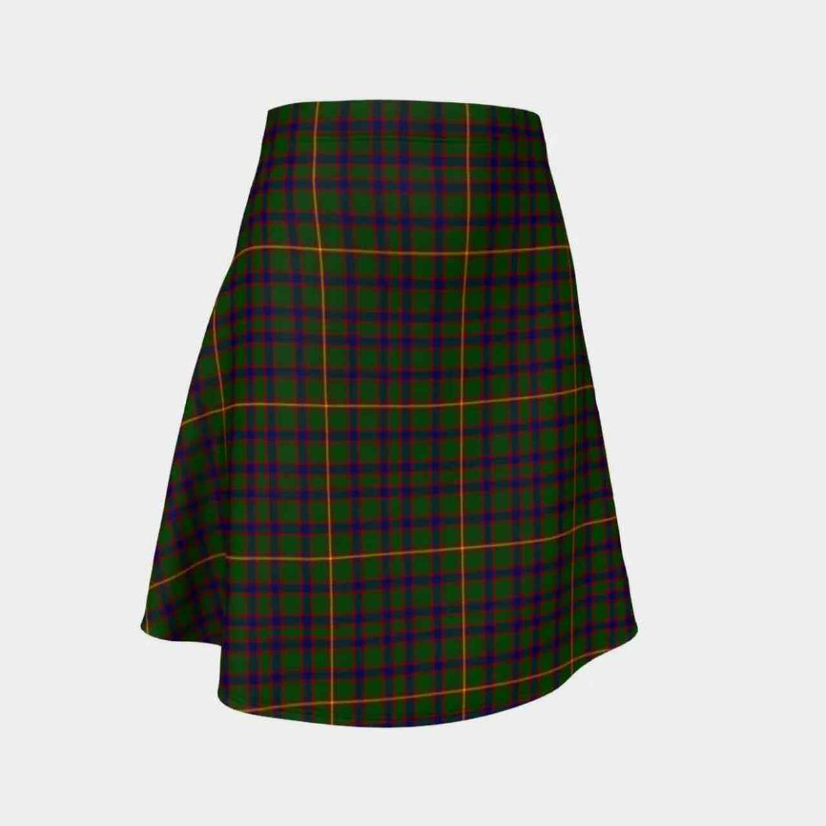 Hall Tartan Flared Skirt