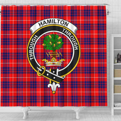 Hamilton Tartan Crest Shower Curtain