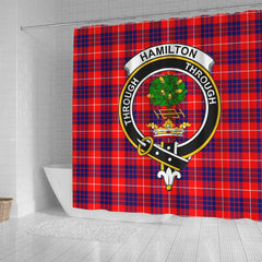 Hamilton Tartan Crest Shower Curtain