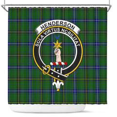 Henderson Tartan Crest Shower Curtain