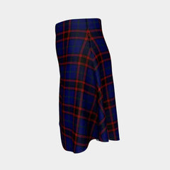 Home Modern Tartan Flared Skirt