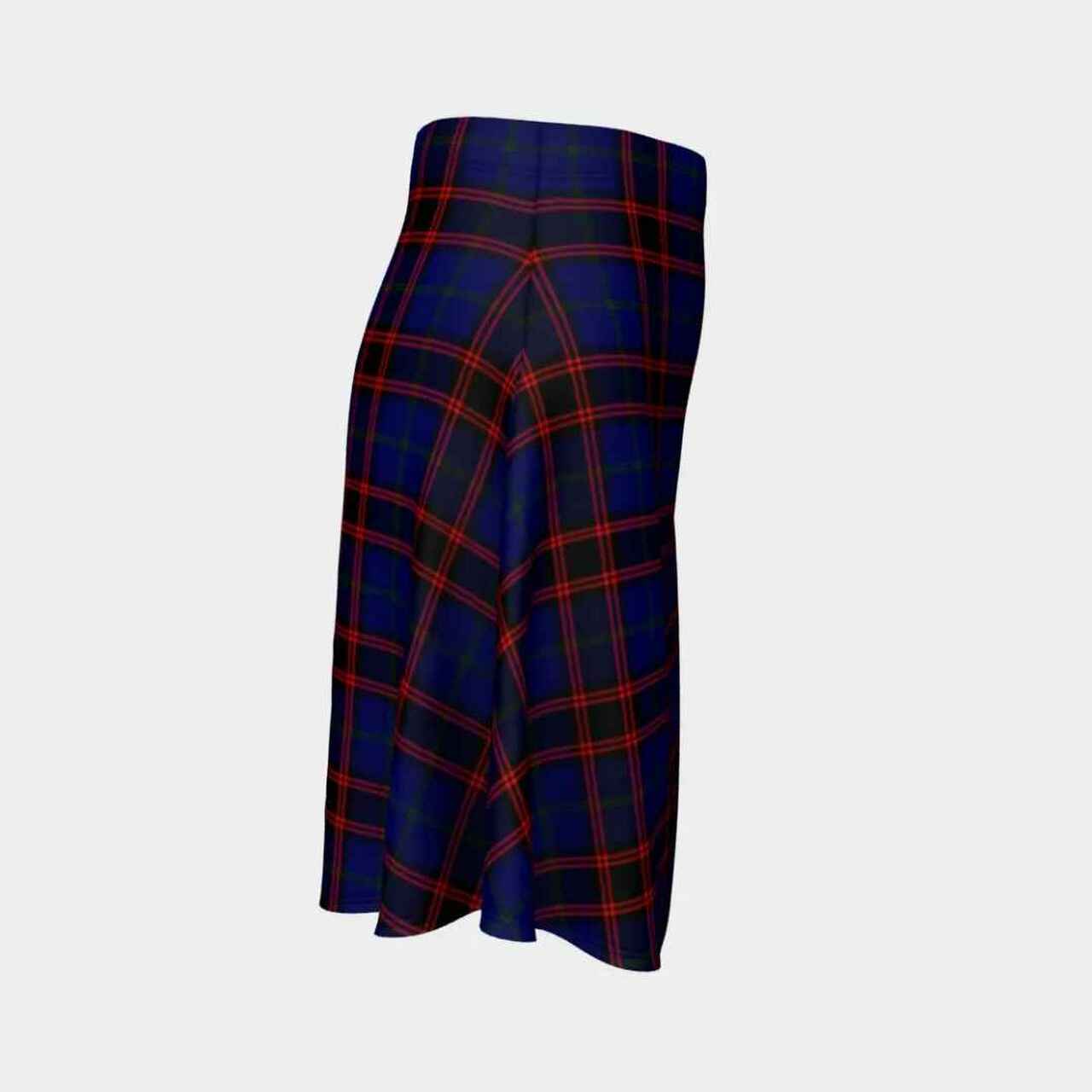 Home Modern Tartan Flared Skirt