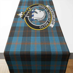 Horsburgh Tartan Crest Table Runner - Cotton table runner