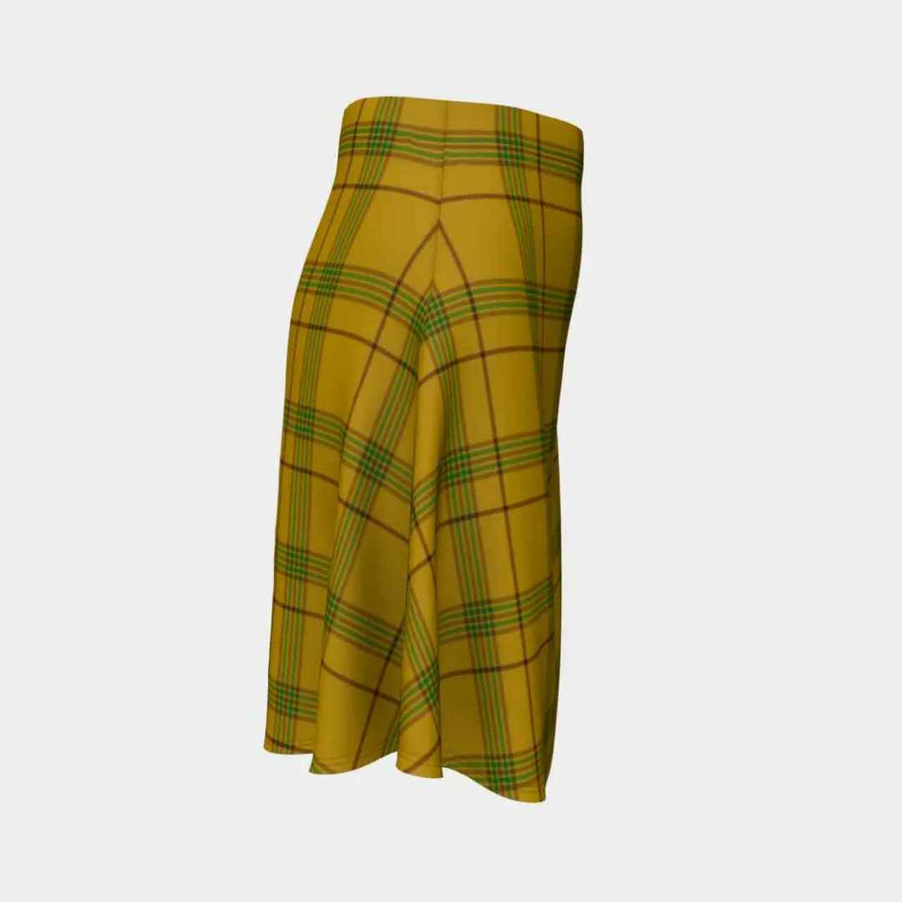 Houston Tartan Flared Skirt