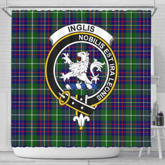 Inglis Tartan Crest Shower Curtain