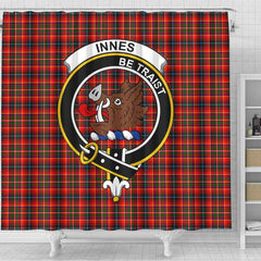 Innes Tartan Crest Shower Curtain