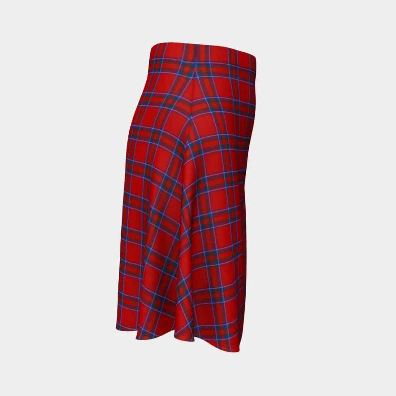 Inverness District Tartan Flared Skirt