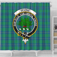 Irvine Tartan Crest Shower Curtain