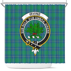 Irvine Tartan Crest Shower Curtain