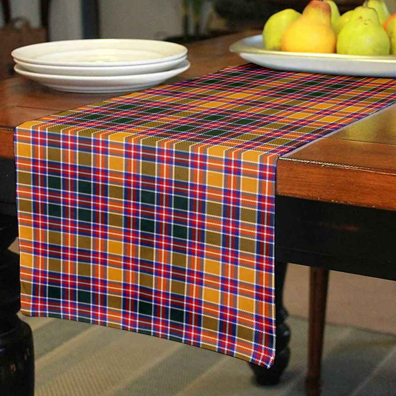 Jacobite Tartan Table Runner - Cotton table runner