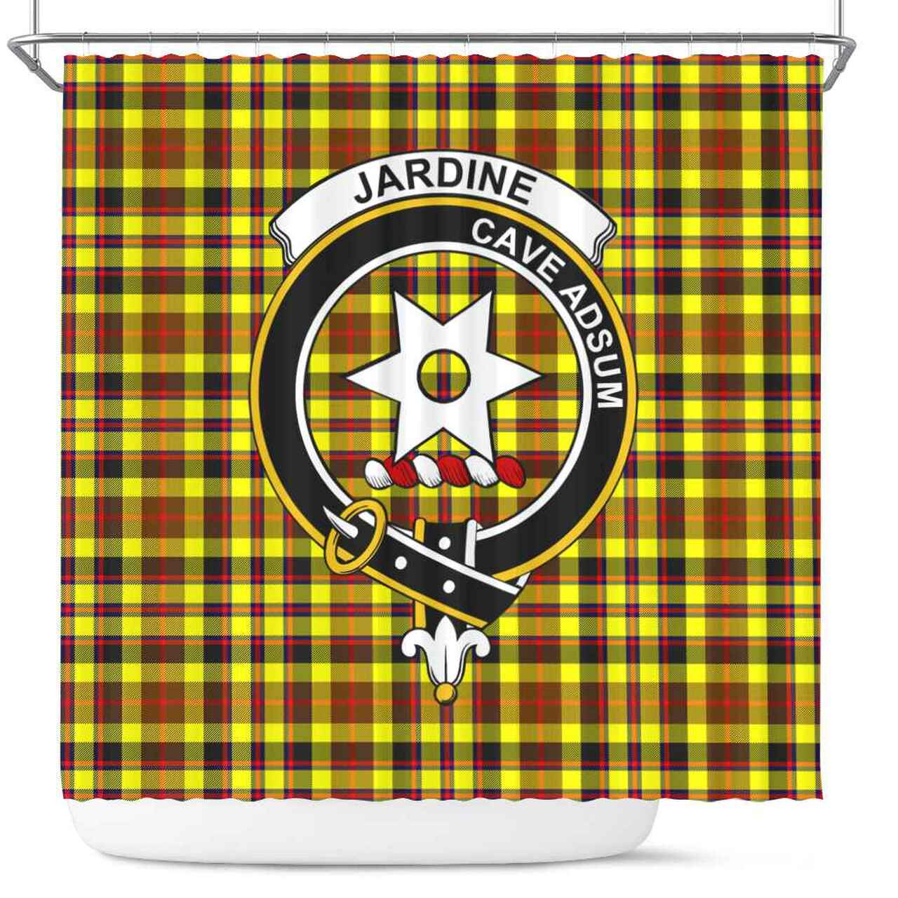 Jardine Tartan Crest Shower Curtain