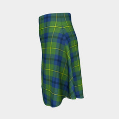 Johnston Ancient Tartan Flared Skirt