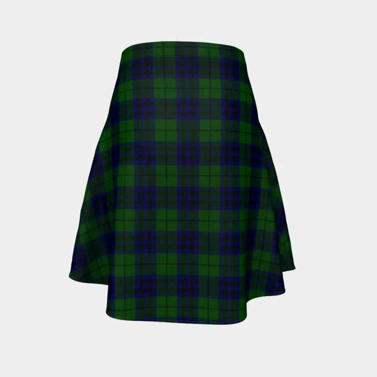 Keith Modern Tartan Flared Skirt