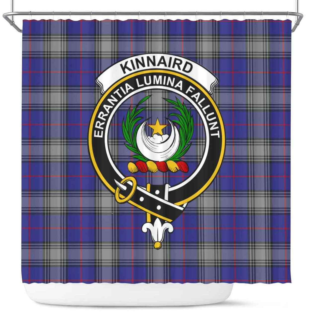 Kinnaird Tartan Crest Shower Curtain