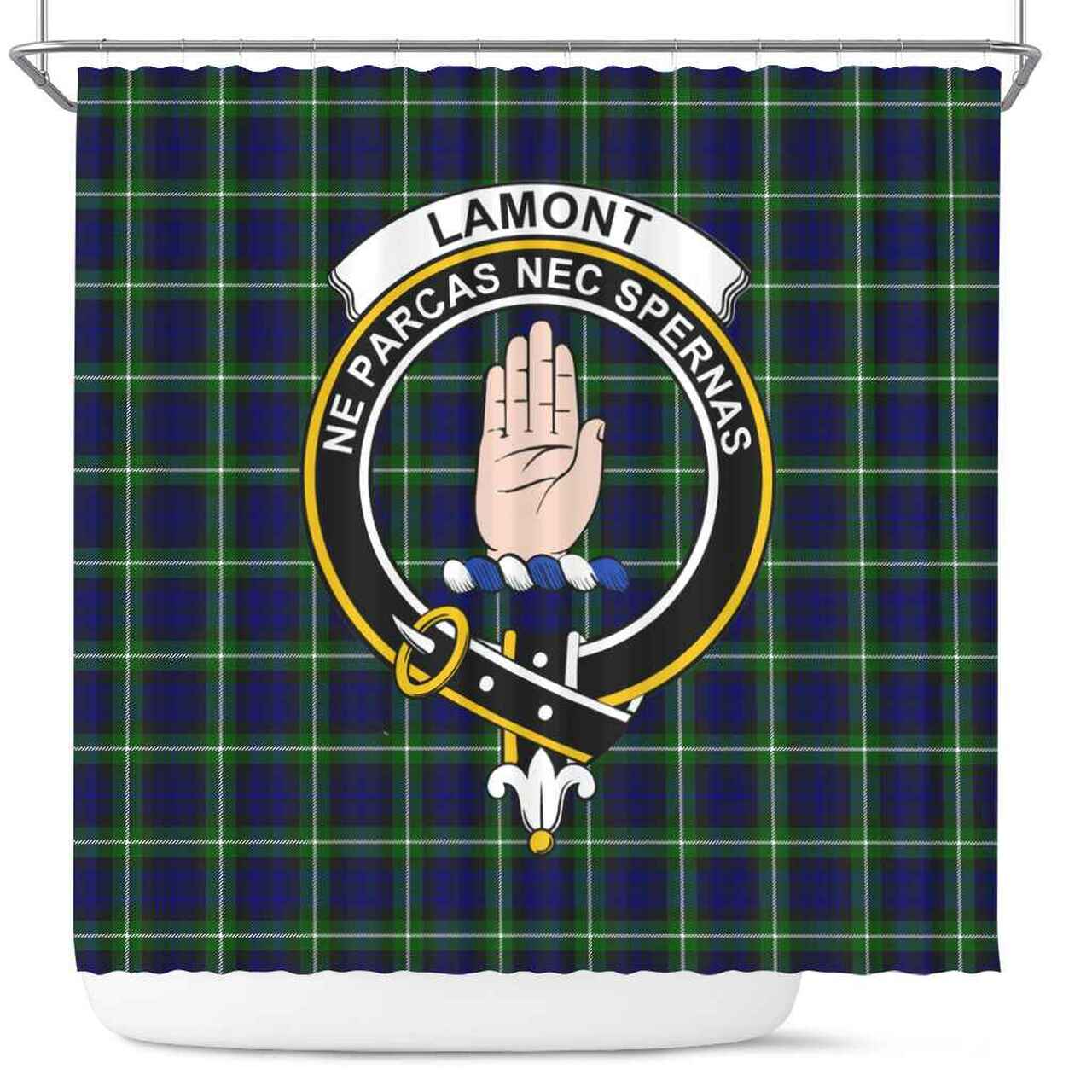 Lamont Tartan Crest Shower Curtain