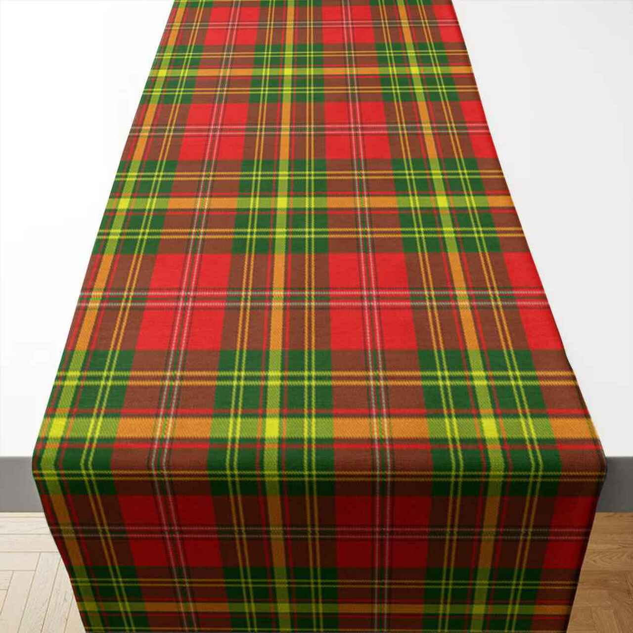 Leask Tartan Table Runner - Cotton table runner