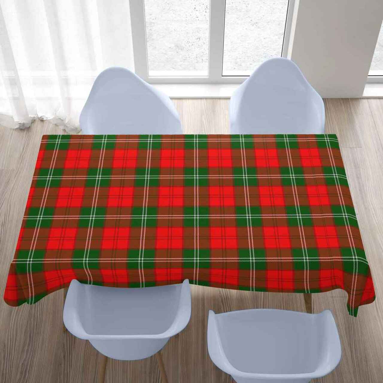 Lennox Modern Tartan Tablecloth