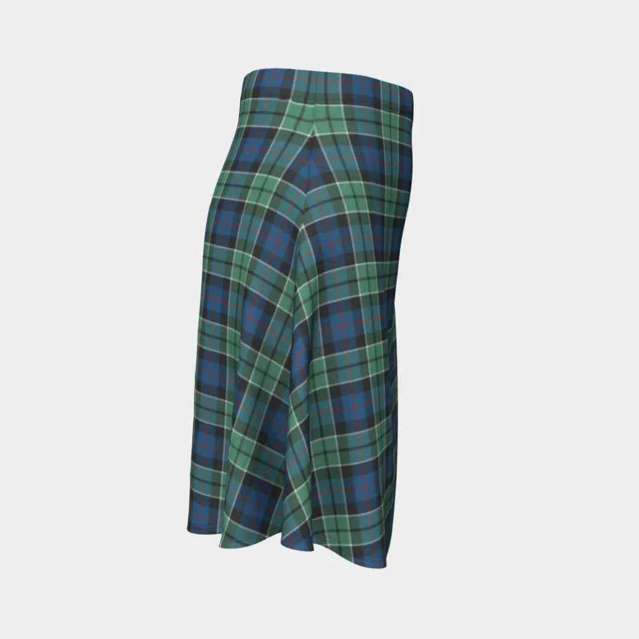 Leslie Hunting Ancient Tartan Flared Skirt