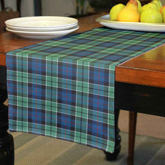 Leslie Hunting Ancient Tartan Table Runner - Cotton table runner