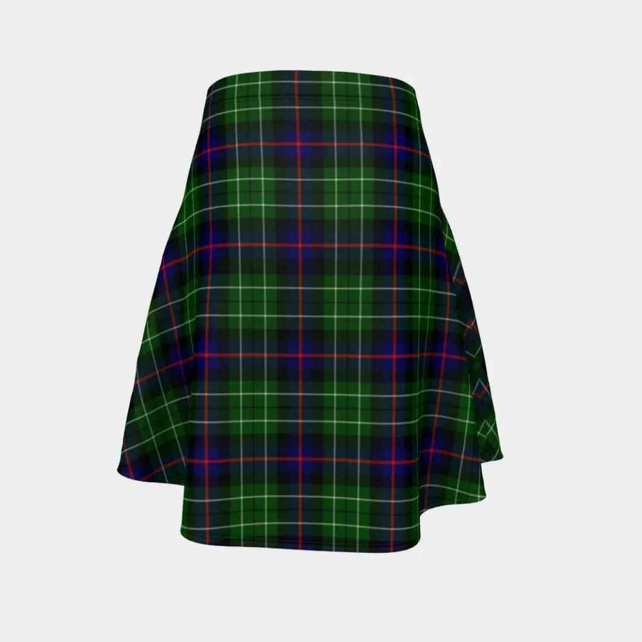 Leslie Hunting Tartan Flared Skirt